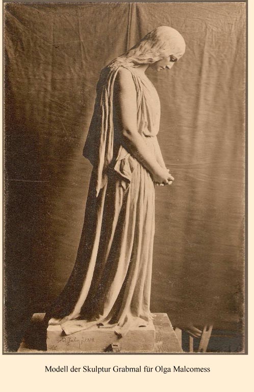 Model der Skulptur Olga Malcomess