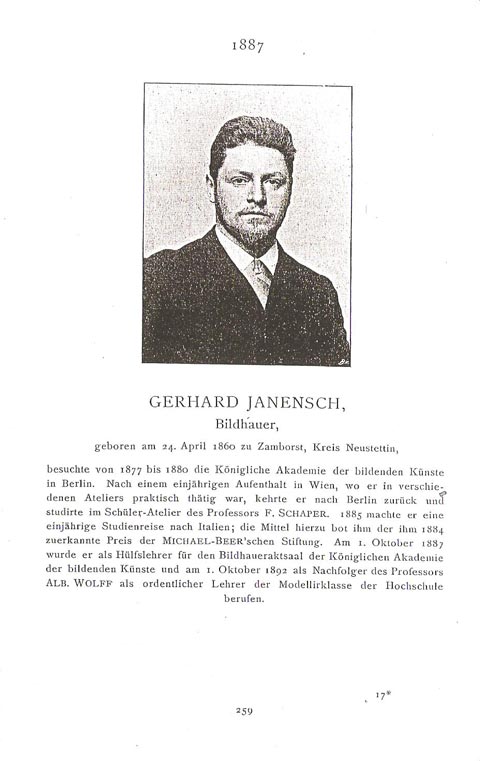 Text Gerhard Janensch
